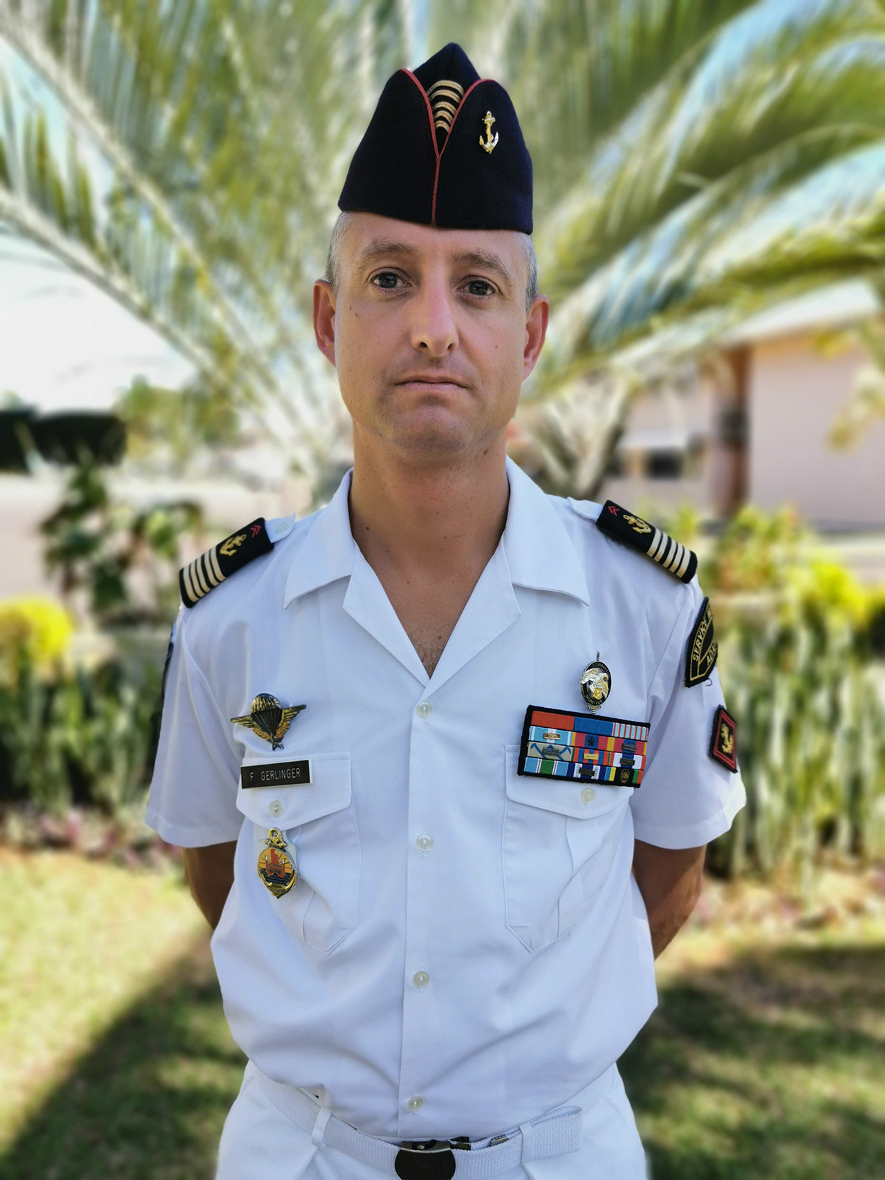 Lieutenant-colonel Fabrice AVENEL Chef de corps du Régiment du service militaire adapté de Polynésie française